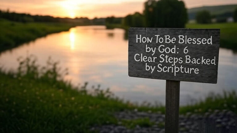 How to Be Blessed by God: 6 Biblical Steps to Receive His Favor