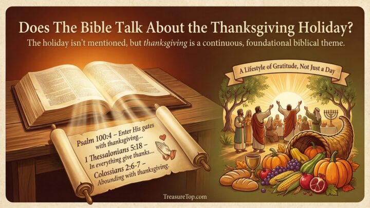 Does the Bible talk about the Thanksgiving holiday?